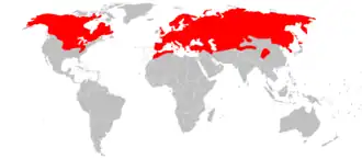 Description de l'image Mapa Mustela nivalis.png.