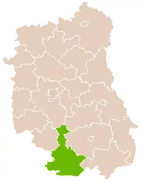 Localisation de Powiat de Biłgoraj