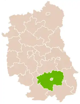 Localisation de Powiat de Zamość