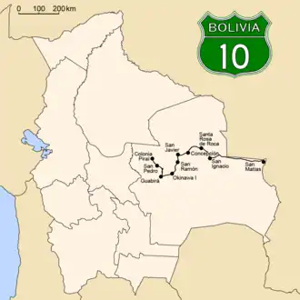 Image illustrative de l’article Route 10 (Bolivie)