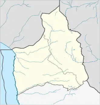 Voir sur la carte administrative de la région d'Arica et Parinacota