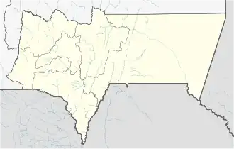 Voir sur la carte administrative du département de Tarija