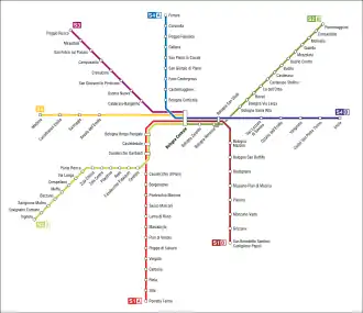 Image illustrative de l’article Service ferroviaire suburbain de Bologne