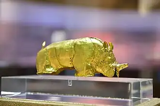 Le rhinocéros d'or de Mapungubwe