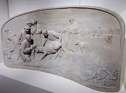 Maquette pour le monument à Louis Pasteur, plâtre, 1902.