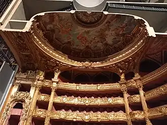 Détail de la maquette de l'Opéra Garnier, Paris, musée d'Orsay