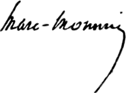 signature de Marc Monnier