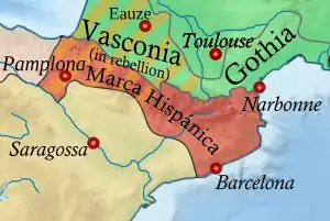 Le comté de Roussillon parmi les comtés pyrénéens au début du IXe&nbsp;siècle