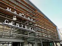 Enseigne du marché couvert