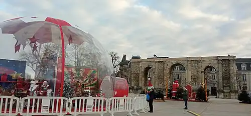 Animations sur la place de la République.