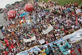 Rio de Janeiro, marche des femmes noires, 2015