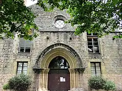 Façade ouest avec son portail de l'ancienne église du couvent des Augustins en 2013