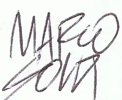 signature de Marco Soldi