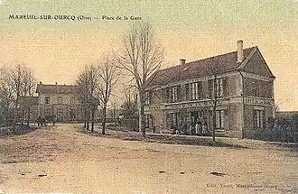 La place de la gare...