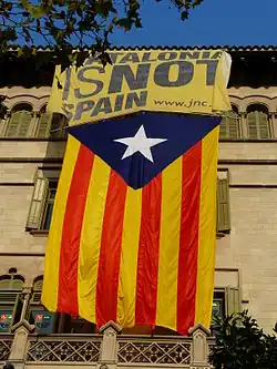 Estelada blava verticale
