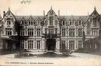 Le château vers 1900.