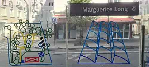 Station Marguerite Long (ex Porte d'Asnières)