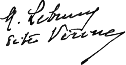 signature de Marguerite Vérine-Lebrun