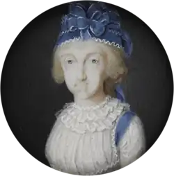 Marie-Amélie de Naples et de Sicile (1782-1866), miniature de peintre inconnu.