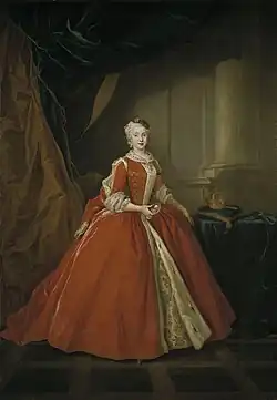 Sa sœur Marie-Amélie, 1738