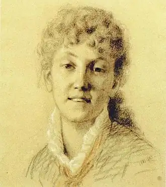 Autoportrait (années 1870), musée municipal d’Helsinki.