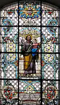 Vitrail de saint Joseph.