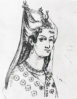 Portrait de la reine Mariam par Jean Chardin.