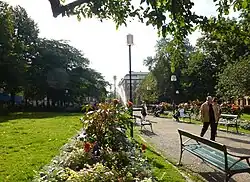 Mariatorget vers le sud, septembre 2012.