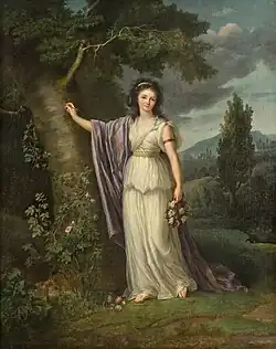 Portrait de Mlle de Genlis, 1787, collection privée