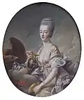 Portrait de la dauphine Marie-Antoinette en Hébé, Musée Condé.