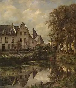Hofstede Brabant, 1890, collection du&nbsp;Musée royal des Beaux -&nbsp;Arts d'Anvers
