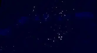 Image satellite du banc Marie Louise prise par un satellite Sentinel 2 en 2024.