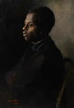 Marie Müller,Portrait d'un homme avec boucle d'oreille, 1898