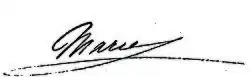 Signature de Marie d'Orléans