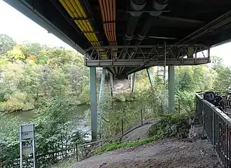 Mariebergsbron, vu depuis Lilla Essingen.