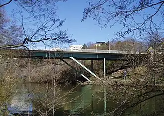 Mariebergsbron vu de Lilla Essingen 2008.