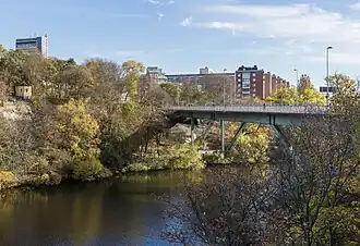 Mariebergsbron vue de Lilla Essingen 2018.