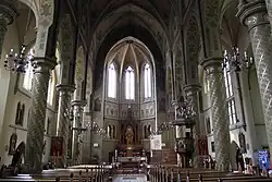 Intérieur de l'église de la Rédemption de Hernals