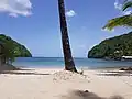 Marigot Bay (vue à partir de la plage)