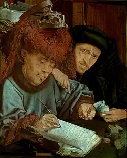 Marinus van Reymerswale, Le Receveur de la ville, première moitié du XVIe&nbsp;siècle [244].