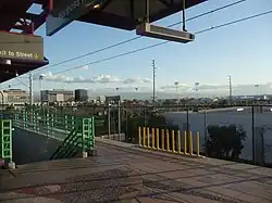 Vue de la plateforme centrale.