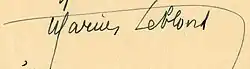 signature de Georges Athénas