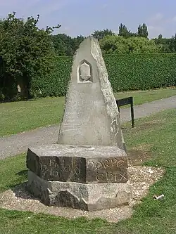 Borne au point de départ