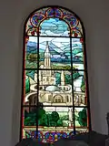 Église Saint-Pierre, un des vitraux.
