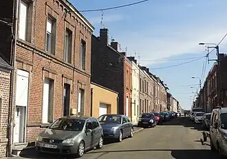 La rue des Fusillés en septembre 2019.