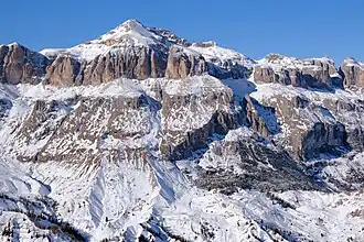 Gruppo del Sella/Sellajoch.