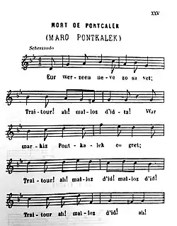 Maro Pontkalek Barzaz Breiz ed.1867 (Libre de droit)