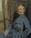Portrait du maréchal Foch en 1918.