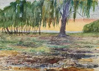 Paisaje, 1907, Musée national des Beaux-Arts de Buenos Aires