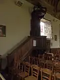 La chaire à prêcher du XVIIe&nbsp;siècle.